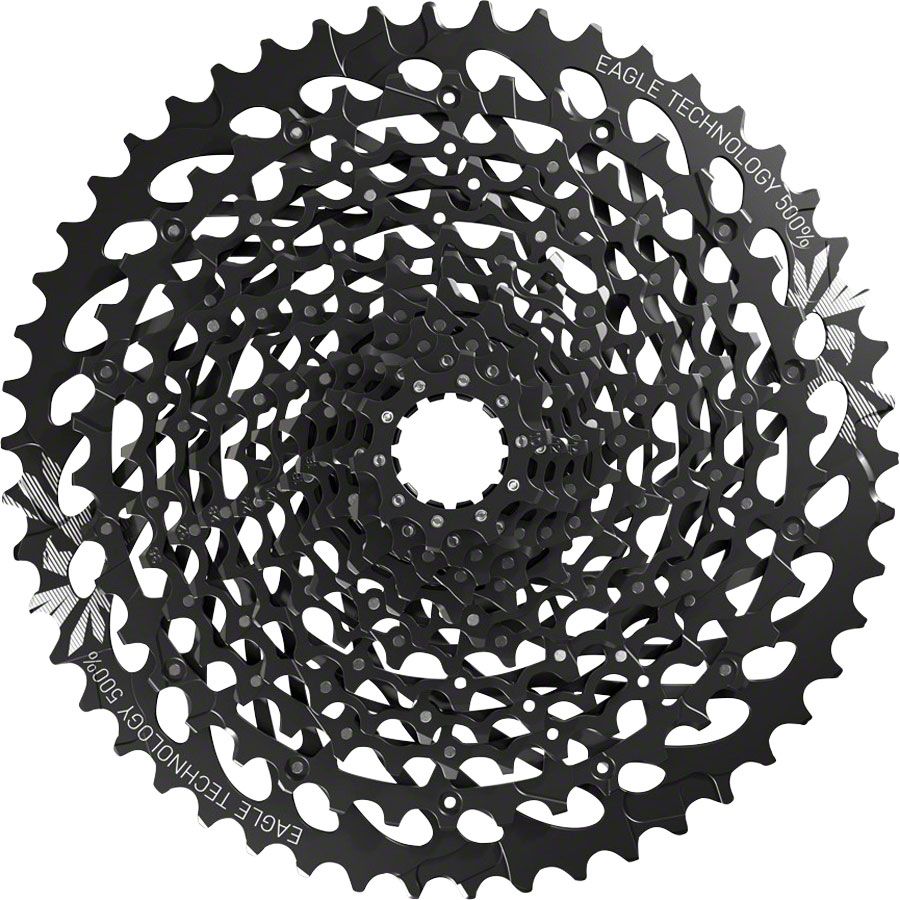SRAM GX Eagle XG-1275 Cassette - 12 Speed 10-50t Black For XD Driver Body
