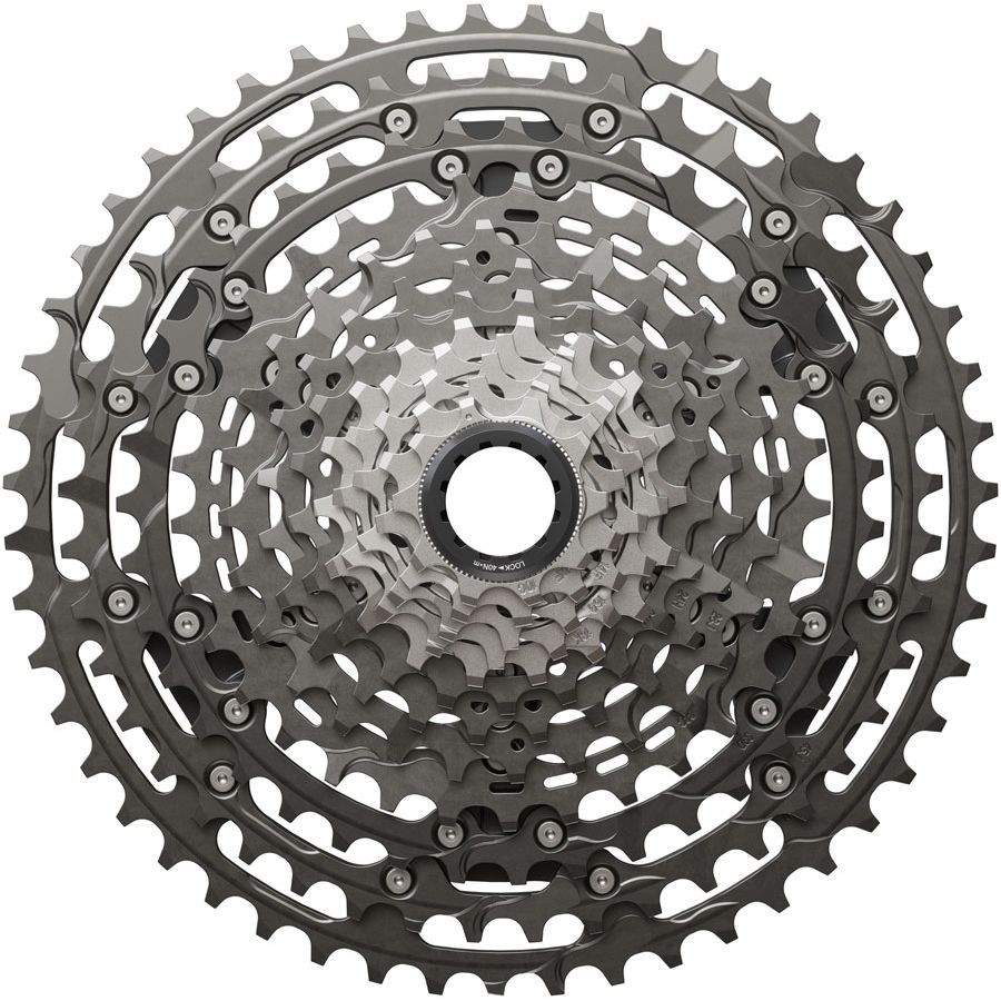 Shimano XTR CS-M9200-12 Cassette - 12-Speed 10-51t Hyperglide+ Micro Spline Gray