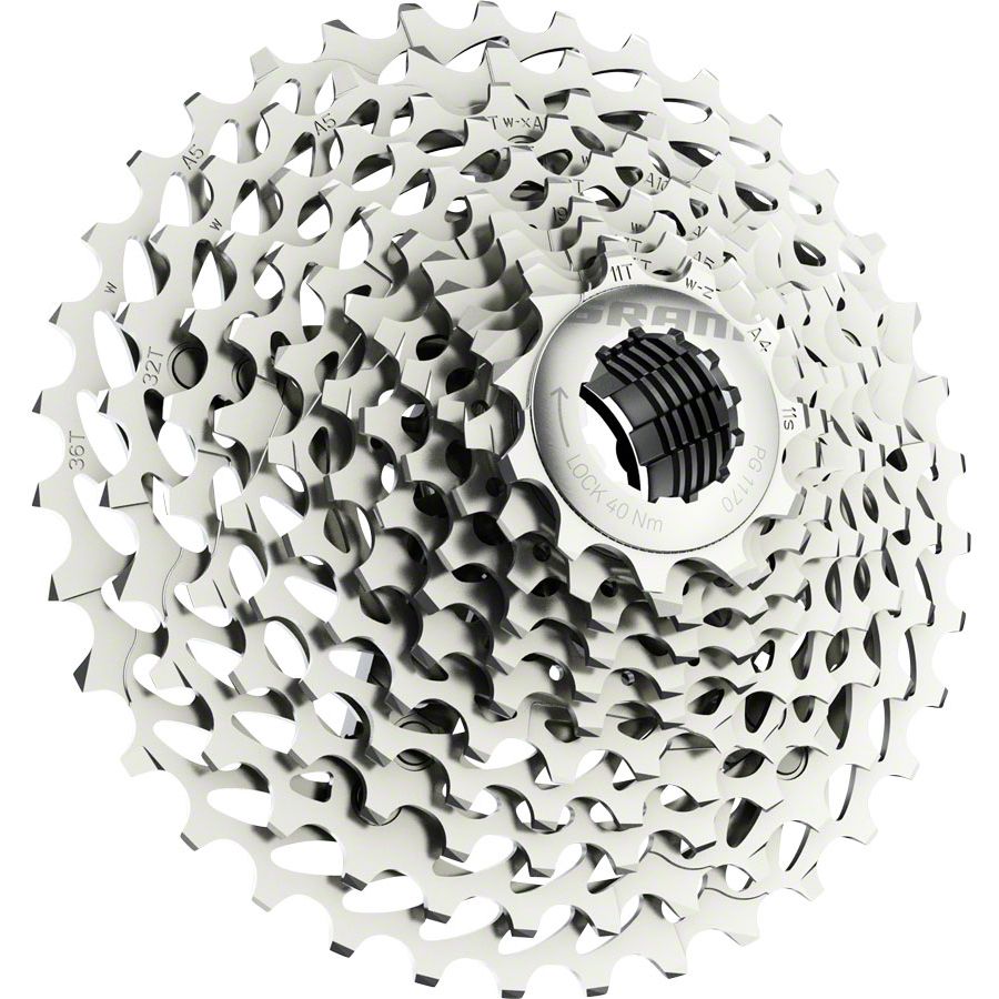 SRAM PG-1170 Cassette - 11 Speed 11-36t Silver