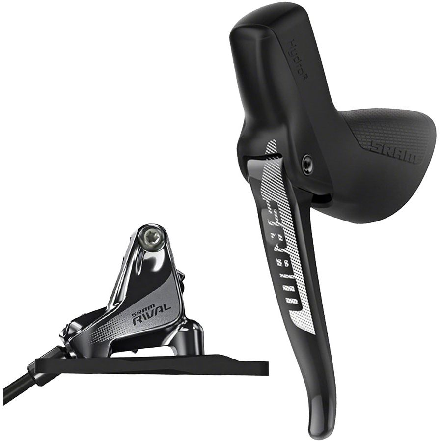 SRAM Rival 1 Disc Brake Lever - Left/Front Hydraulic Flat Mount No Offset BLK A1