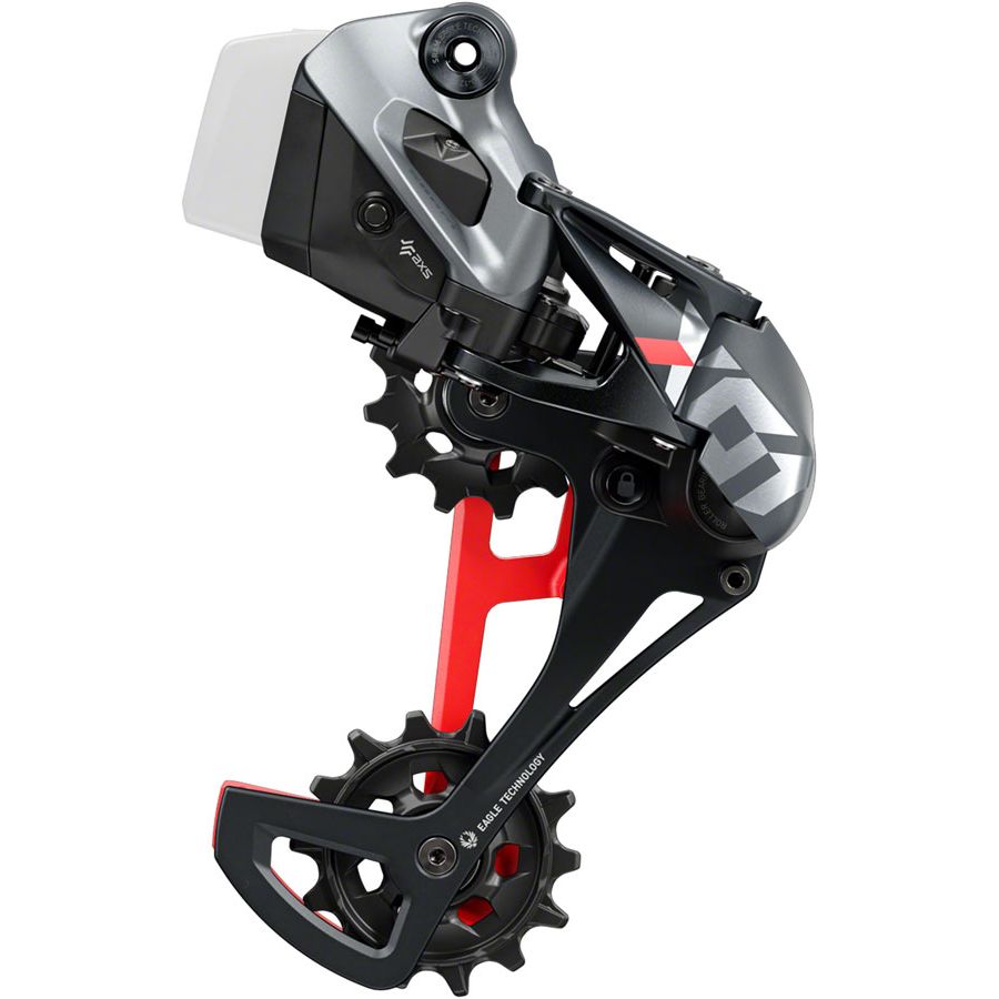 SRAM X01 Eagle AXS Rear Derailleur - 12-Speed Long Cage 52t Max Battery Sold Separate BLK/Red