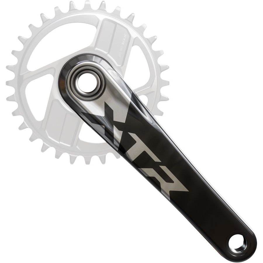 Shimano XTR FC-9200 XC Crankset - 165mm 12-Speed 1x Direct Mount Hollowtech II Hollow-Forged Crankarms BLK/Silver