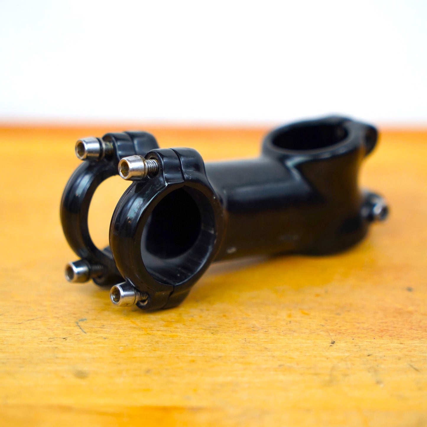 Black Stem 31.8mm Clamp Road Bike Component