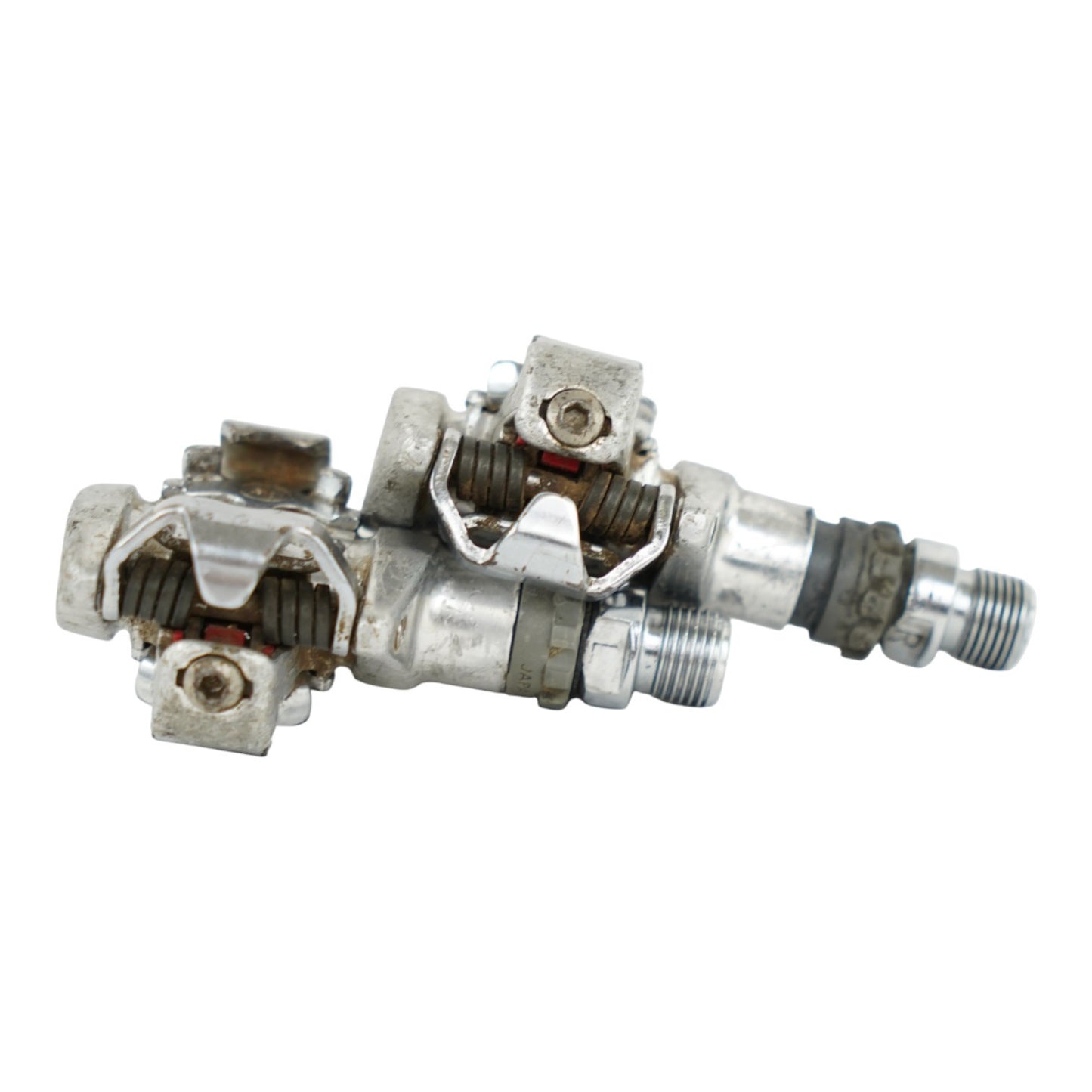 Shimano PD-M747 Clipless Pedals Silver Aluminium Dual-Sided Mountain Bike