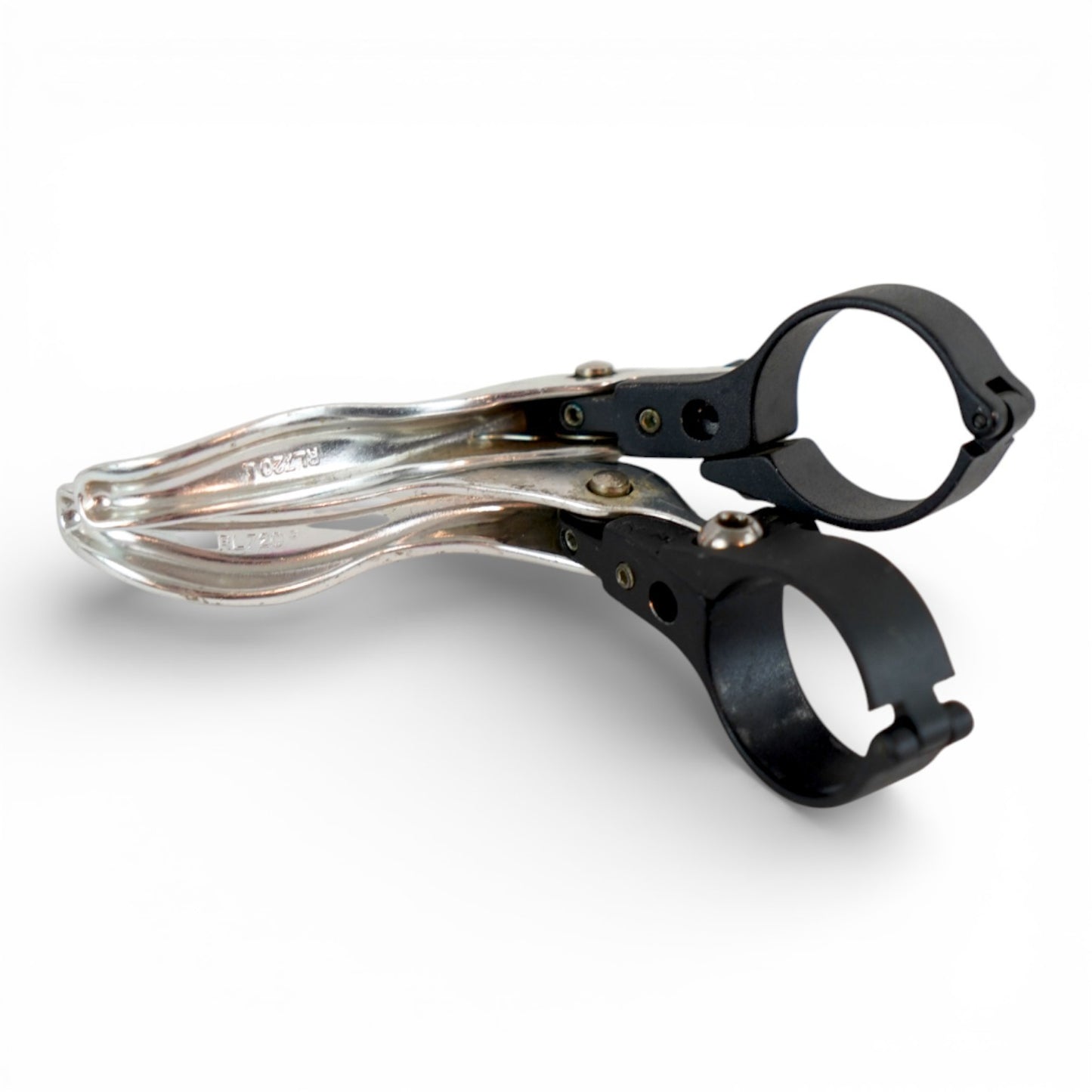 Short Pull Brake Levers Silver Black Left & Right Road Cycling Part