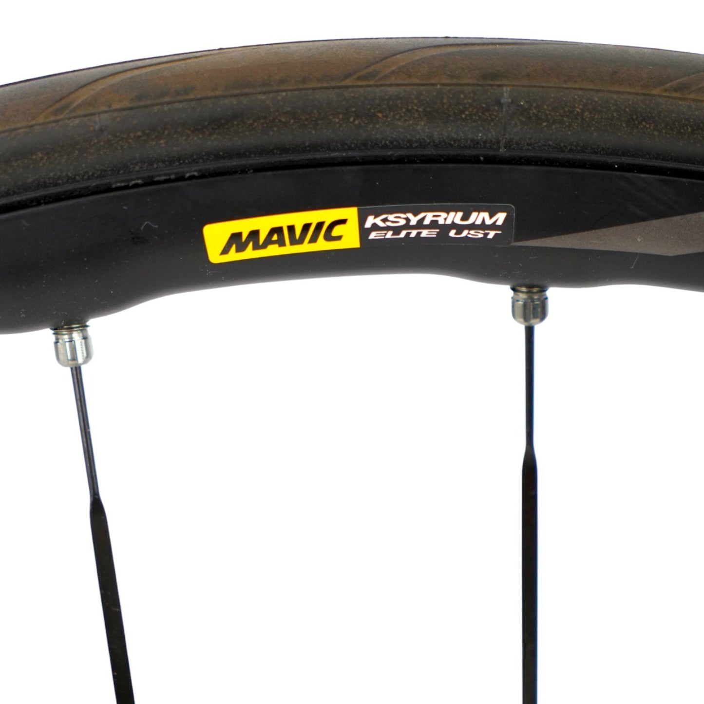 Mavic Ksyrium Elite UST 700c Disc Brake Tubular Front Wheel Thru Axle Road Bike