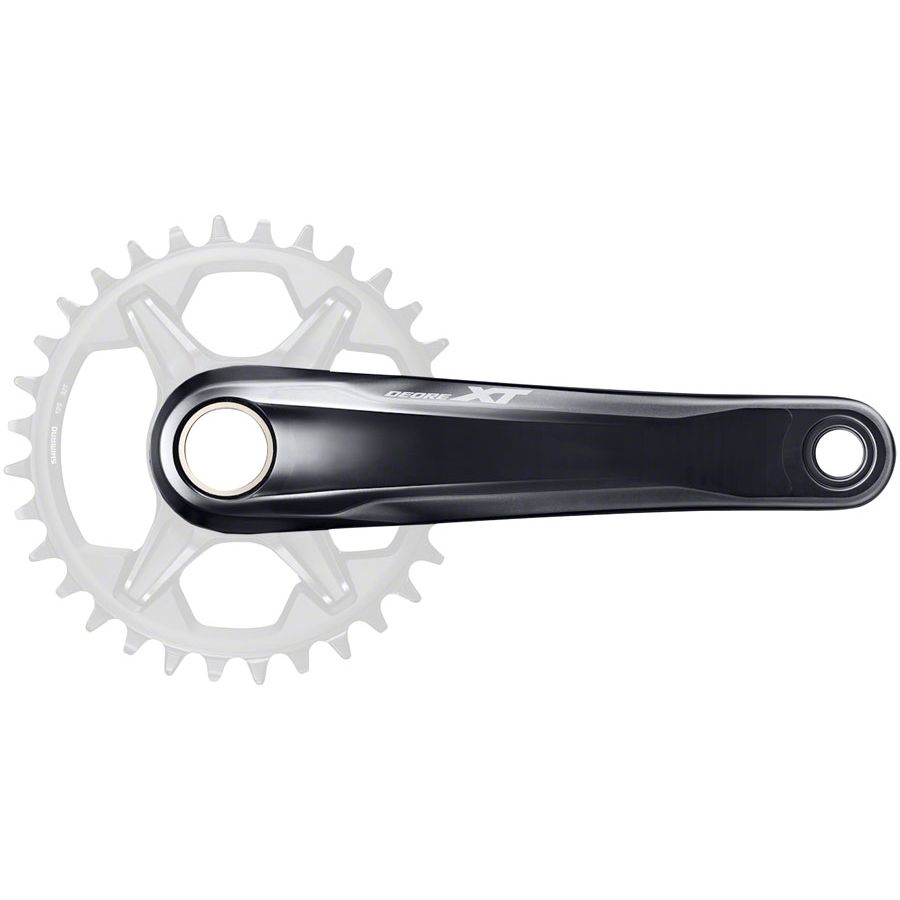Shimano DEORE XT FC-M8130-1 Crankset - 165mm 12-Speed Direct Mount Hollowtech II Spindle Interface BLK