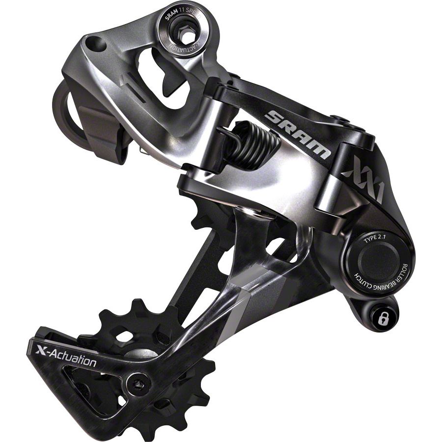 SRAM XX1 Rear Derailleur - 11 Speed Medium Cage Black