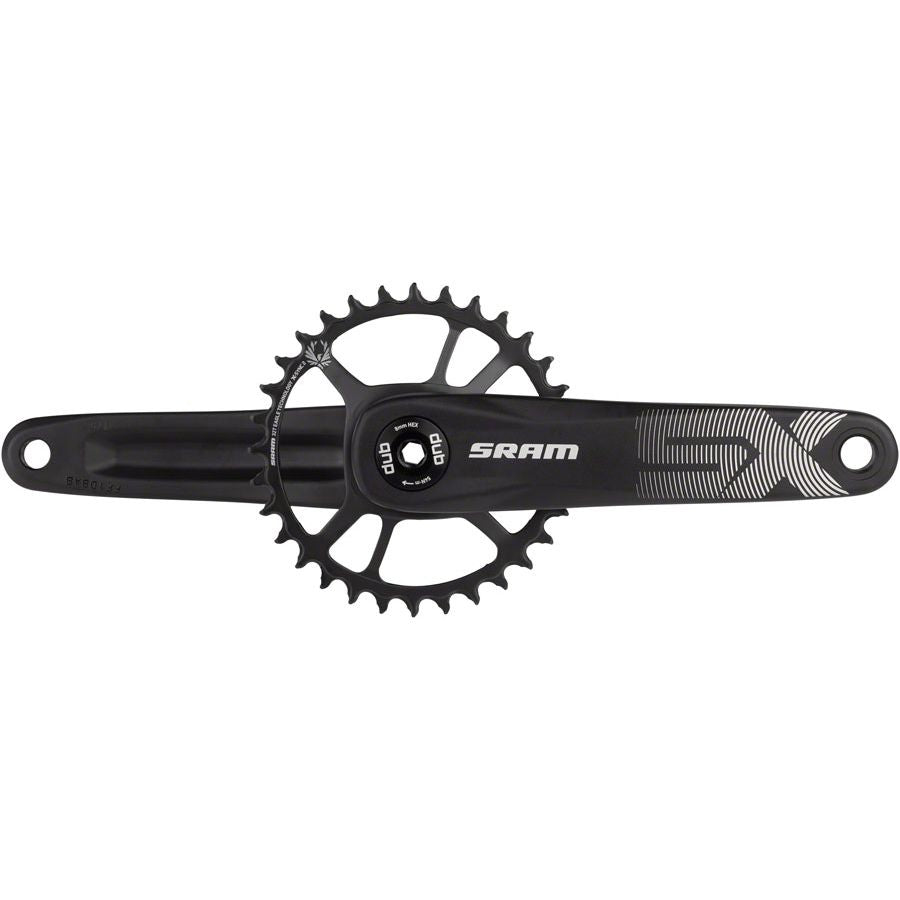 SRAM SX Eagle Crankset - 170mm 12-Speed 32t Direct Mount DUB Spindle Interface BLK A1