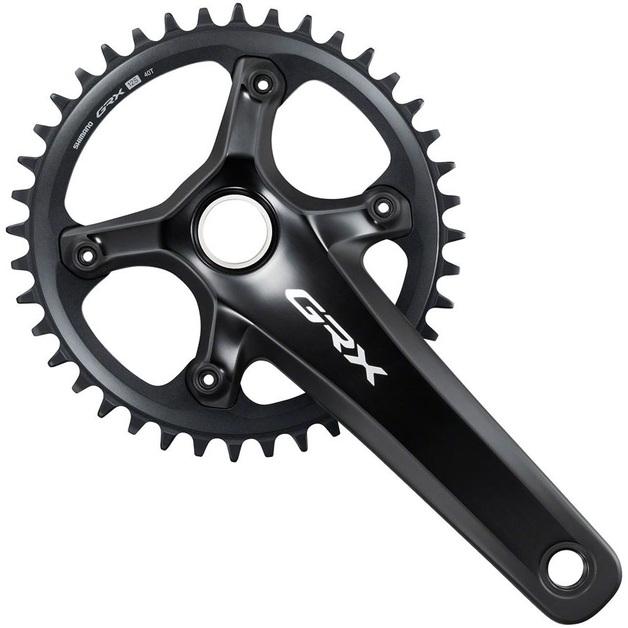 Shimano GRX FC-RX820-1 Crankset - 175mm 12-Speed 40t 110 BCD Hollowtech II BLK