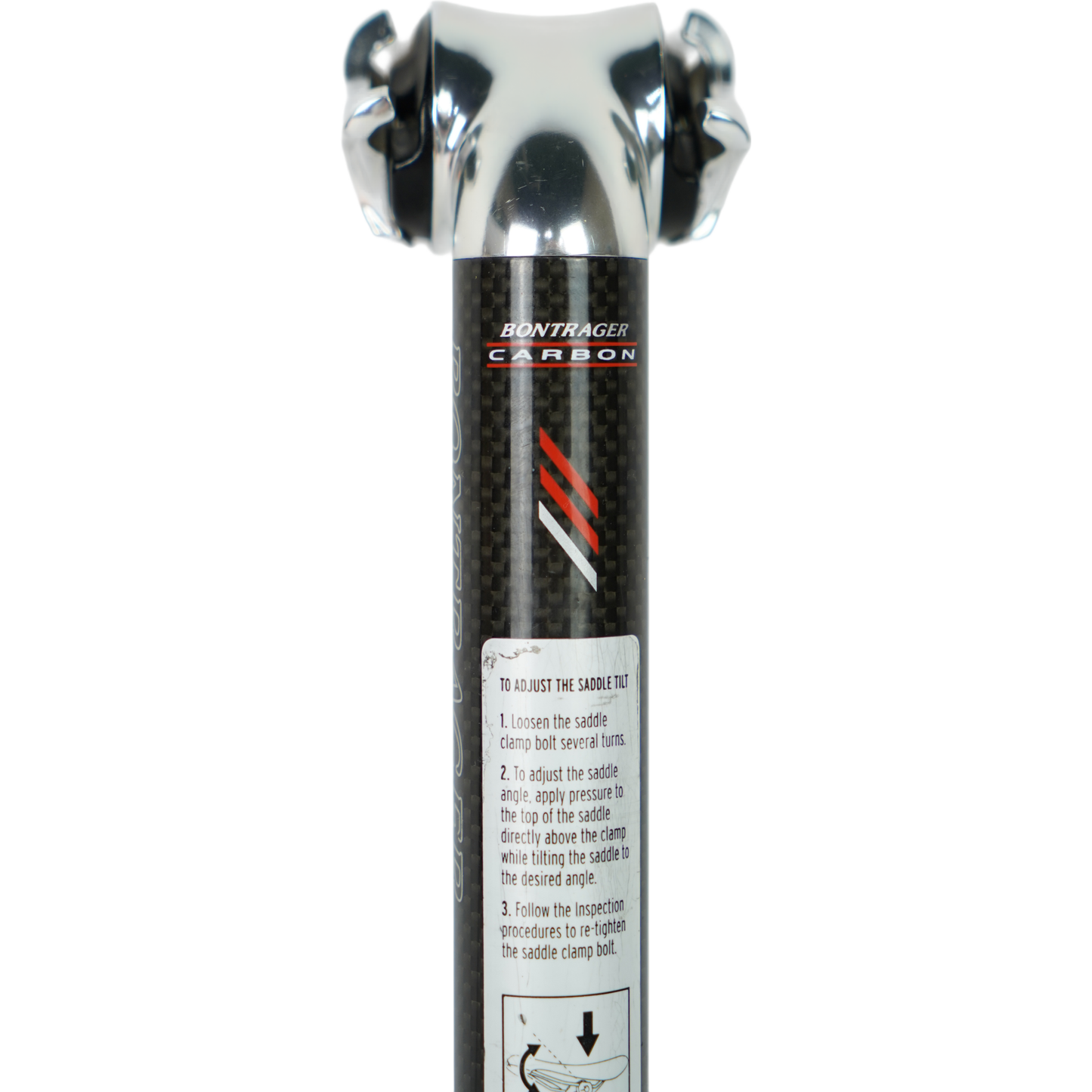Bontrager Carbon 27.2x250mm Road Bike Seatpost W/ Adjustable Clamp Head