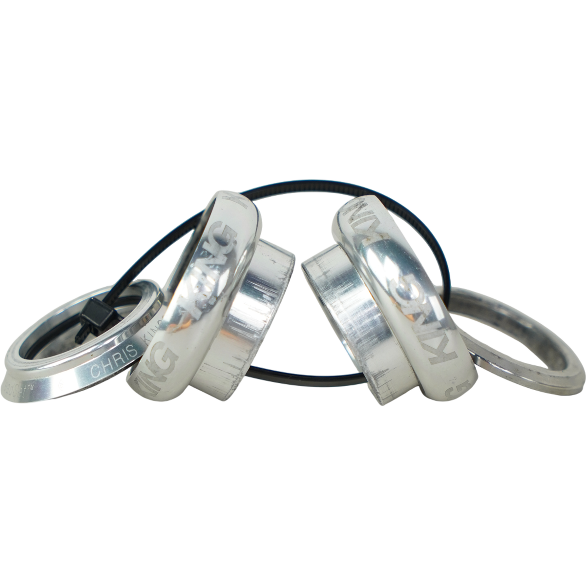 Chris King NoThreadSet 1 1/8" Threadless Bike Headset - Polished Silver