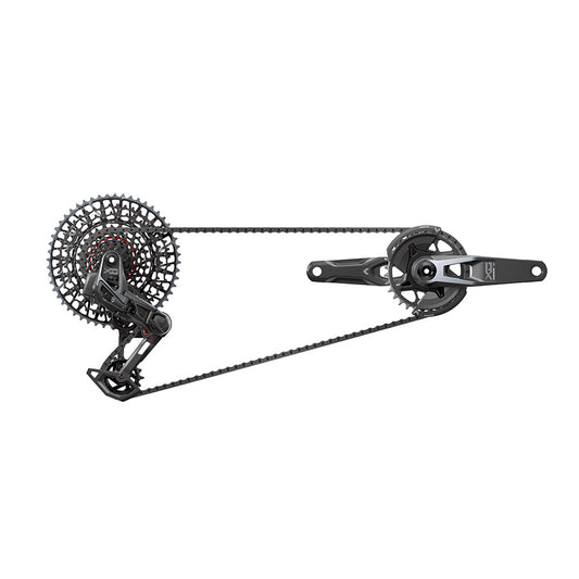 SRAM X0 T-Type Eagle V2 AXS Groupset 175mm Black