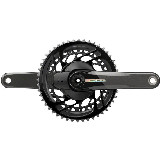 SRAM Force AXS Power Meter Crankset - 175mm 2x 12-Speed 48/35t Direct Mount DUB Spindle Interface Iridescent Gray D2