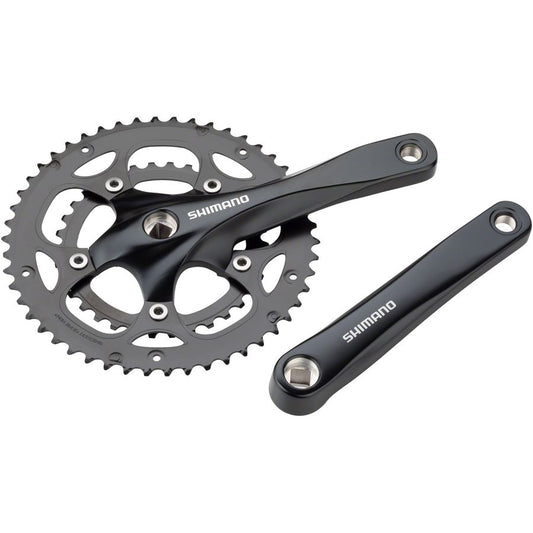 Shimano Claris FC-RS200 Crankset - 170mm 8-Speed 50/34t 110 BCD Square Taper JIS Spindle Interface BLK
