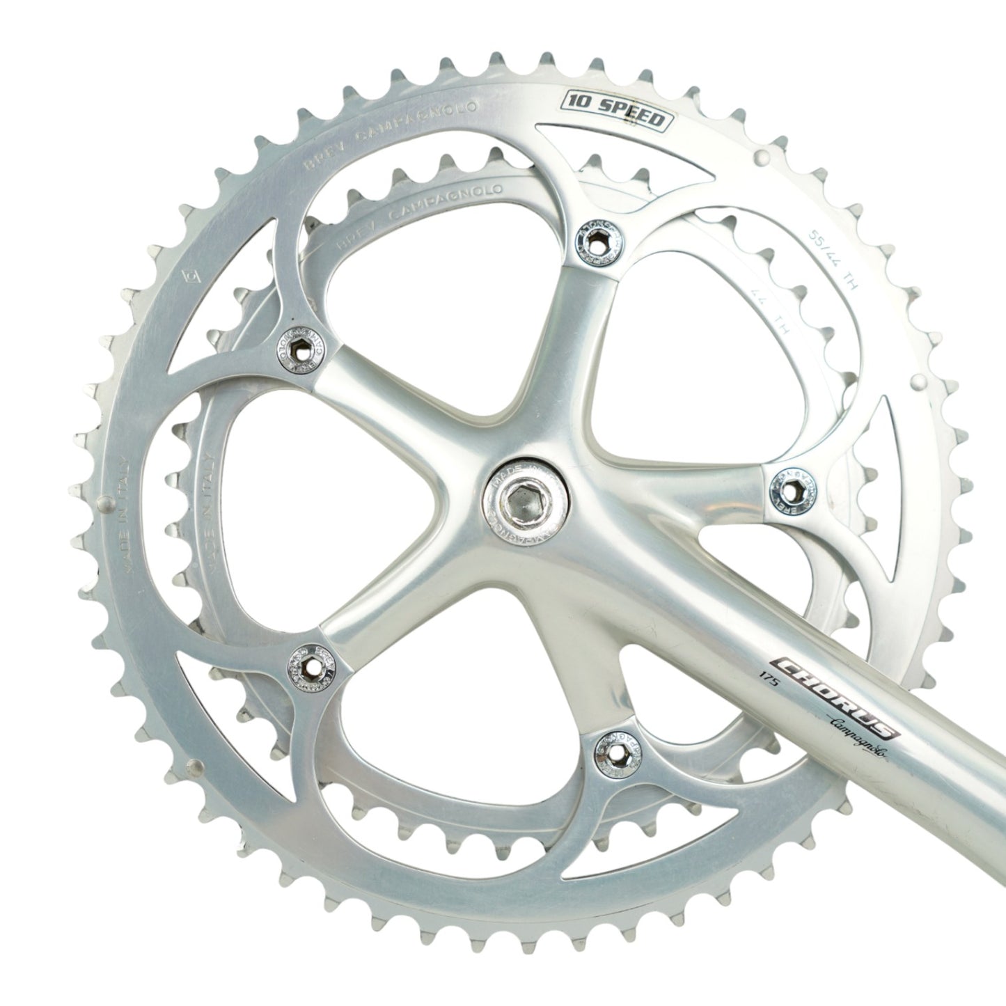 Campagnolo Chorus 175mm Square Taper 2x Crankset w/ 55/44T Chainrings
