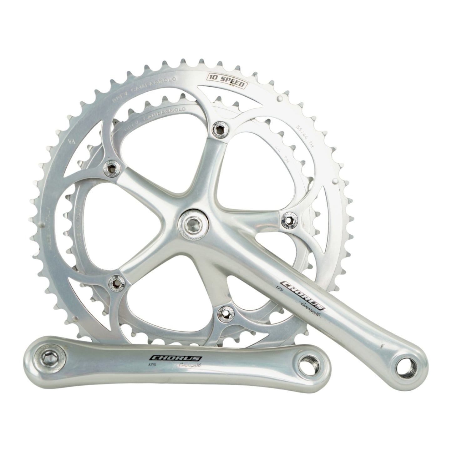 Campagnolo Chorus 175mm Square Taper 2x Crankset w/ 55/44T Chainrings