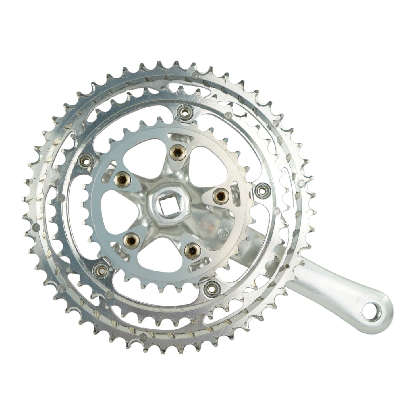 Campagnolo Racing T 170mm 3x Crankset w/ 52/42/30t Chainrings