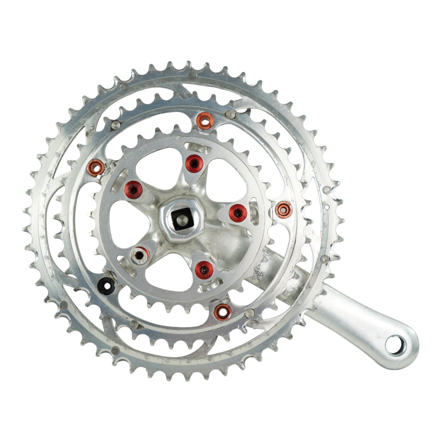 Campagnolo Racing T 170mm 3x Crankset W/ 53/42/30t Chainrings