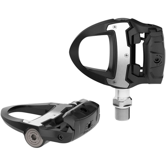 Garmin Rally RS110 Power Meter Pedals - Single Sided Clipless Composite 9/16" BLK Pair Single-Sensing Shimano SPD-SL