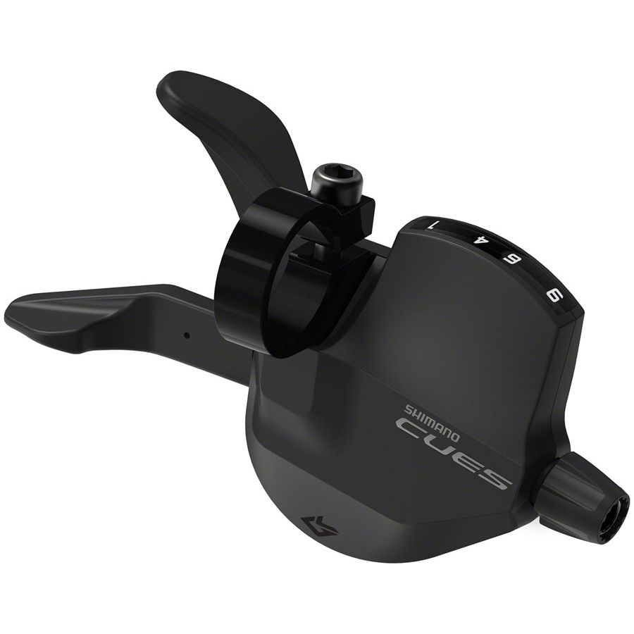 Shimano CUES SL-U4000-9R Shifter - Right 9-Speed Rapidfire Plus Optical Gear Display BLK