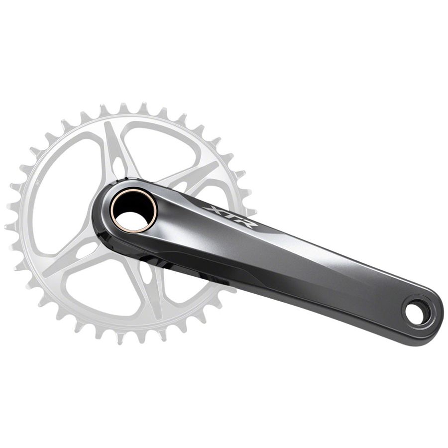 Shimano XTR FC-M9100 Crankset - 175mm 12-Speed 1x Direct Mount Hollowtech II Spindle Interface Gray