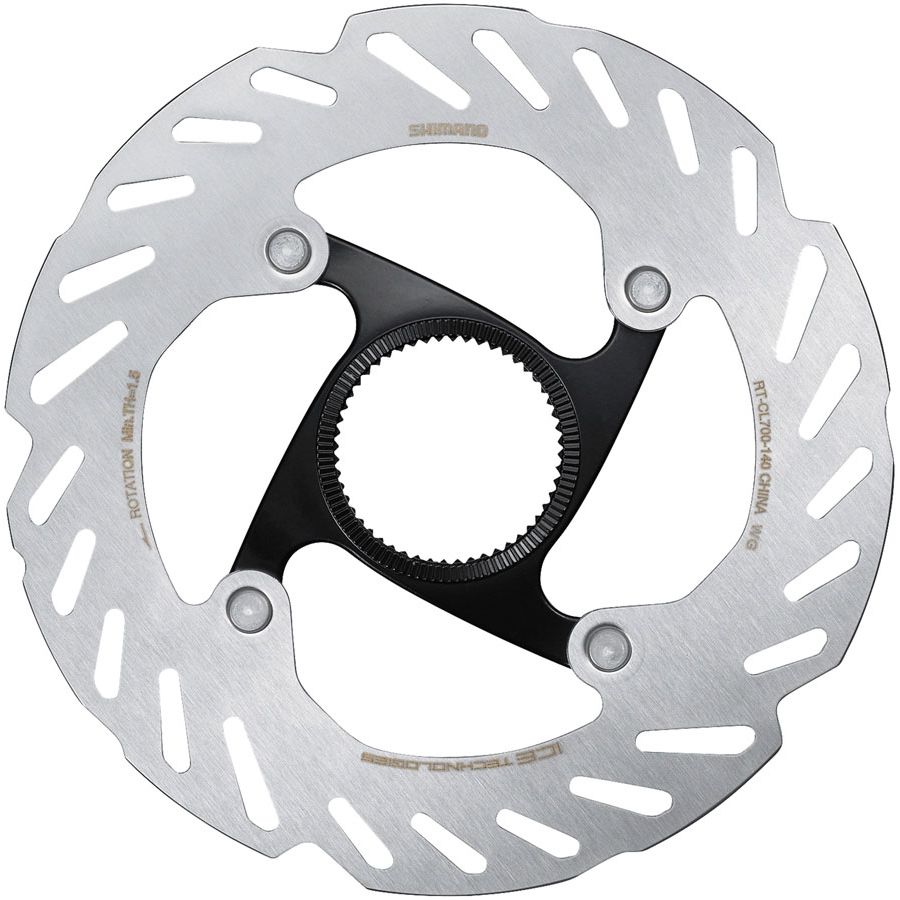 Shimano RT-CL700 SS Disc Brake Rotor - 140mm CenterLock Lockring Included