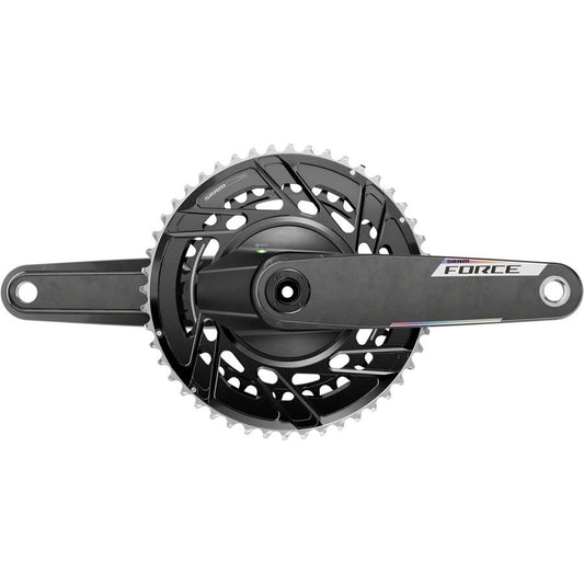 SRAM Force AXS Power Meter Crankset - 165mm 12-Speed 50/37t Thread Mount 8-Bolt PM Spider DUB Spindle Carbon E1