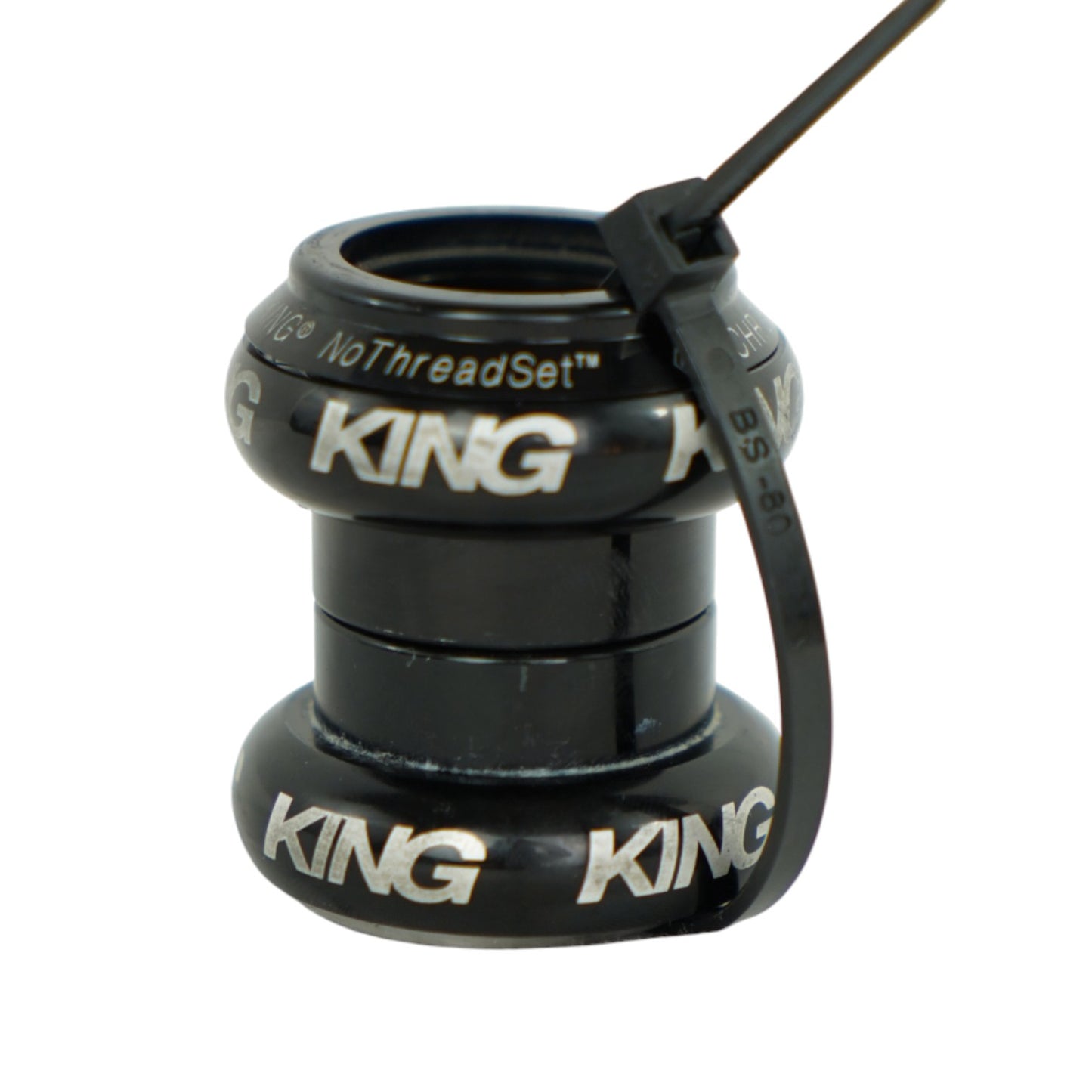Chris King 1" NoThreadset Black