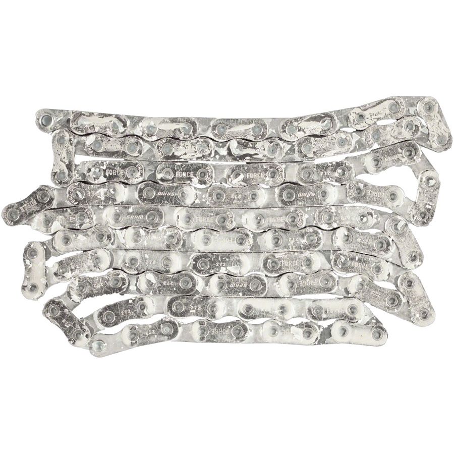 CeramicSpeed UFO Chain - Optimized SRAM AXS 12-Speed Road Flattop 120 Links Teflon-Free Silver