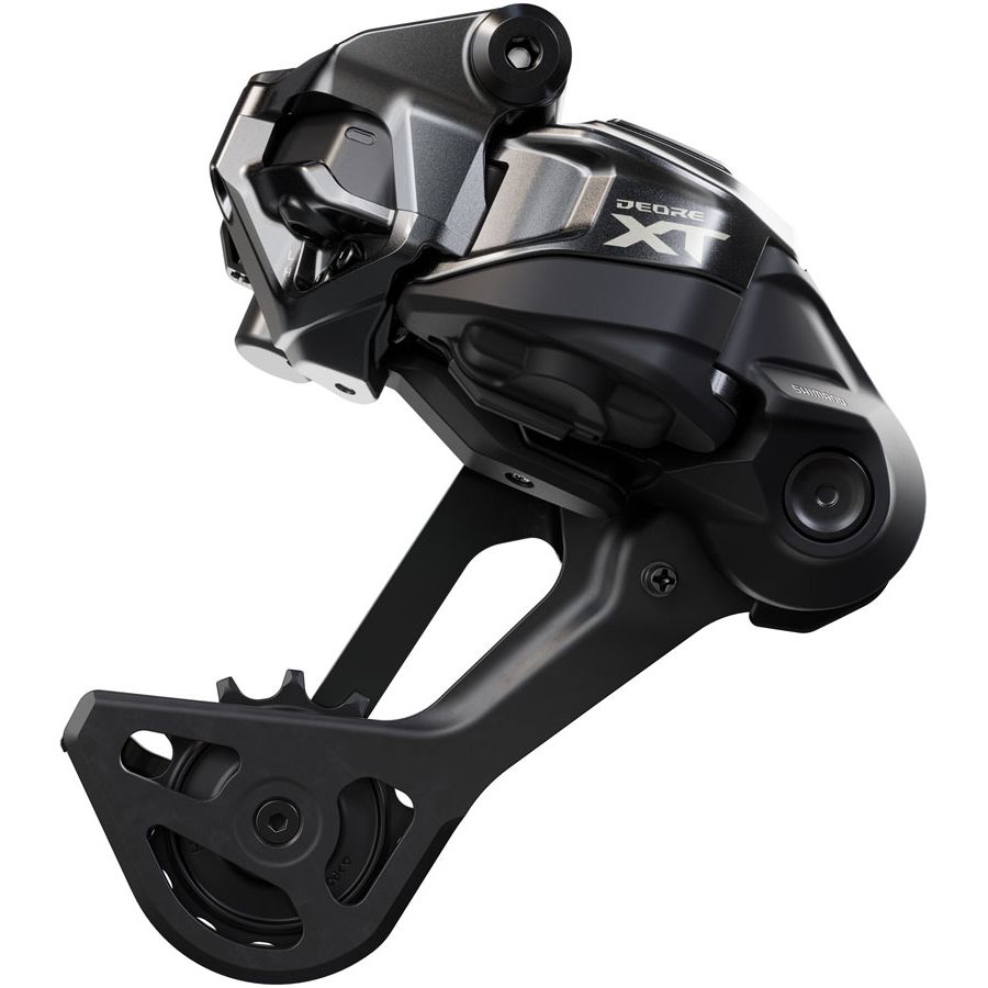 Shimano Deore XT RD-M8250-SGS Di2 Wireless Rear Derailleur - 12-Speed Long Cage Shadow ES BLK/Gray