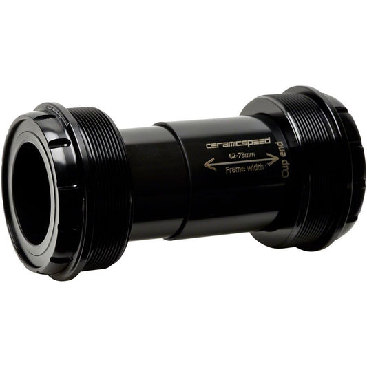 CeramicSpeed T47/73 Bottom Bracket - SRAM DUB MTB Coated Races Black