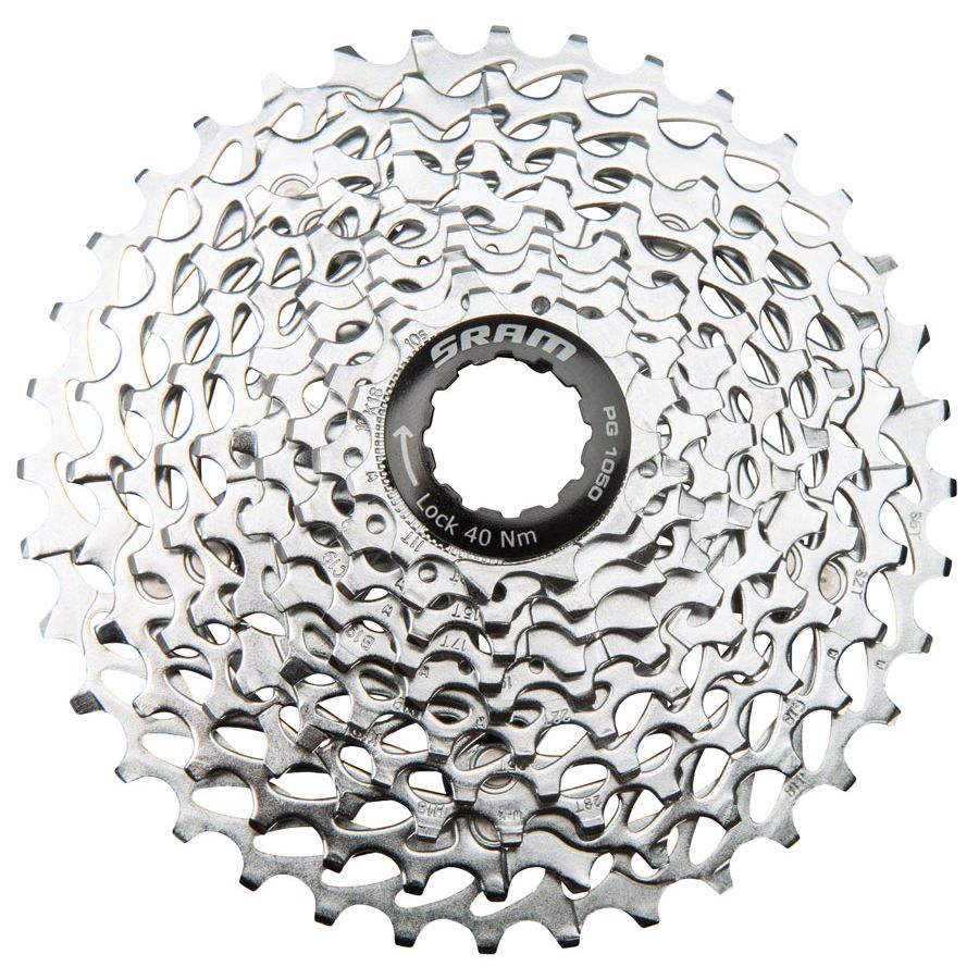 SRAM PG-1050 Cassette - 10 Speed 11-36t Silver