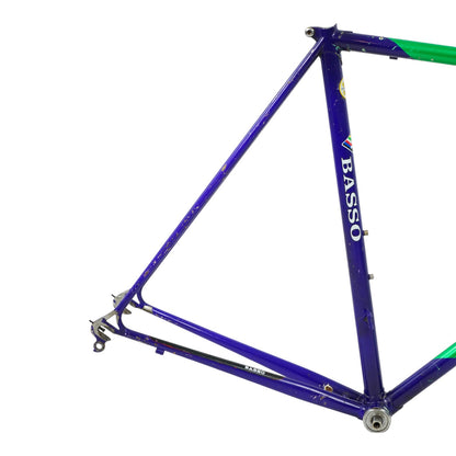 56cm Vintage Basso Gap Rim Brake Road Bike Frameset W/ Extras