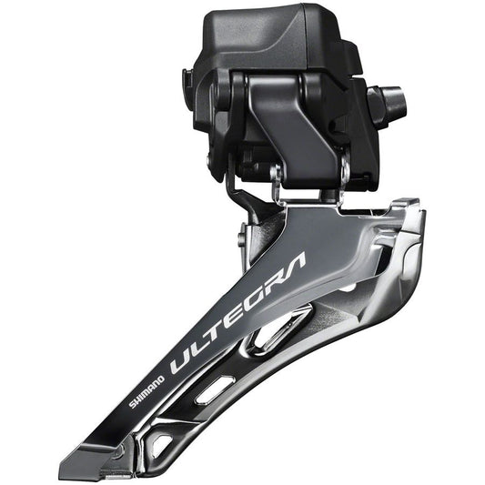Shimano Ultegra FD-R8150 Di2 Front Derailleur - 2x12-Speed Braze-on Down Swing For 50-54t Max BLK/Silver