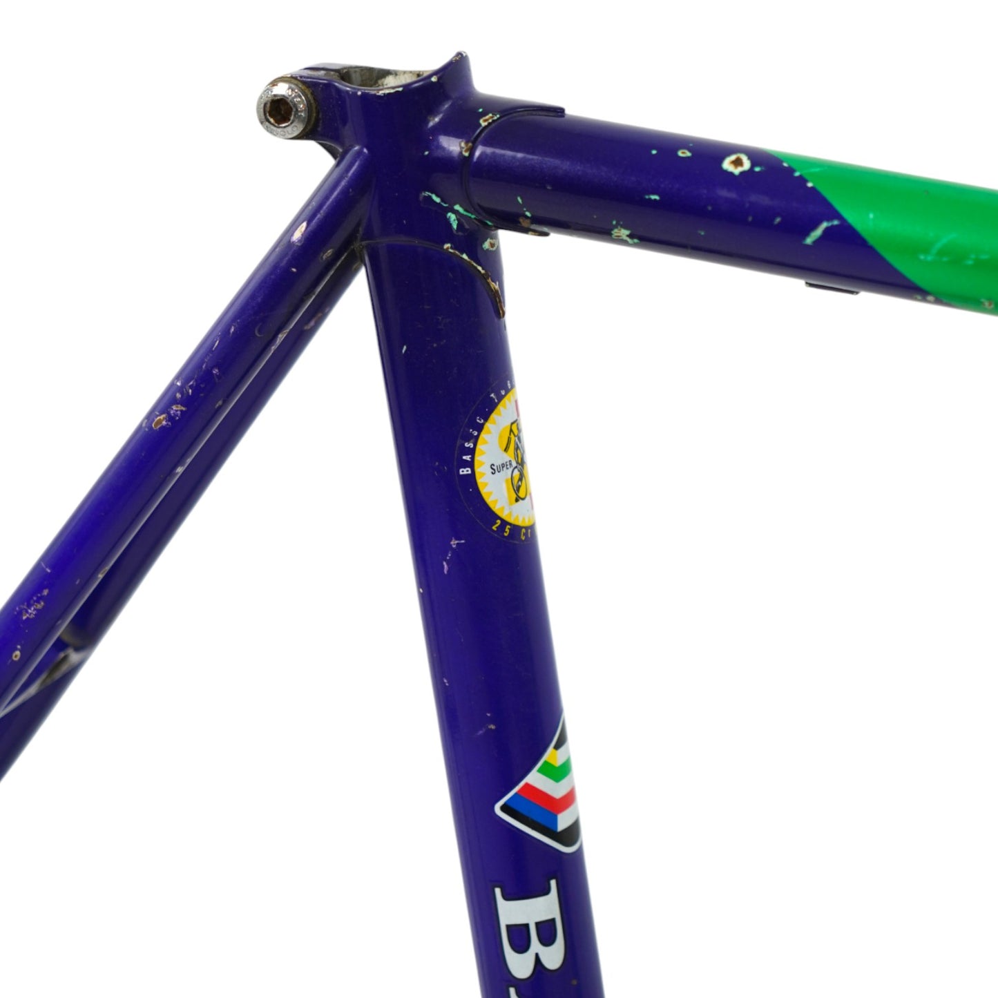 56cm Vintage Basso Gap Rim Brake Road Bike Frameset W/ Extras