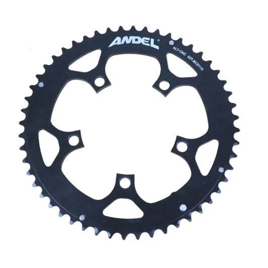 Andel AL7-CNC 52T 110mm BCD Road Bike Chainring