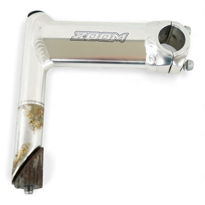 Zoom Quill Stem Silver 120mm Length 22.2mm Clamp Road Bike Part