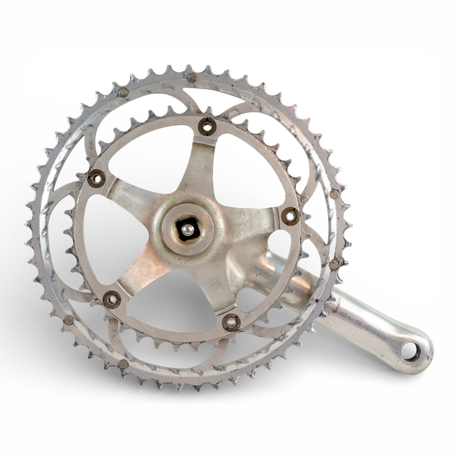 Campagnolo Square Taper Crankset 172.5mm Crank Arms 53/39T 9/16"x20