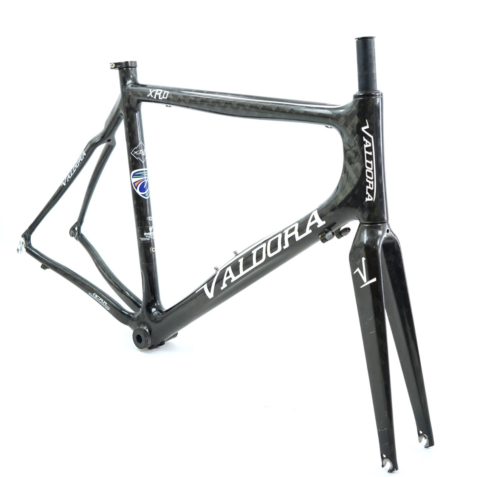 Valdora XRD Road Bike Frameset 56cm Black Carbon English Threaded BB Rim Brake