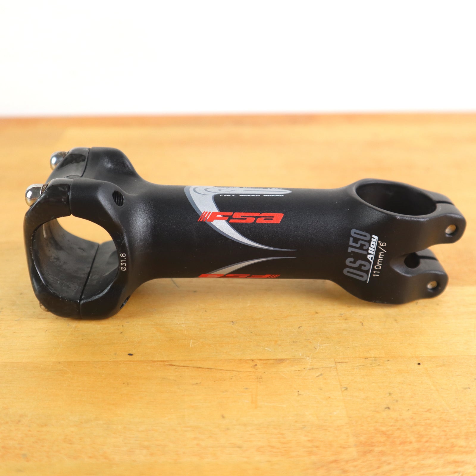 FSA OS-150 Alloy MTB-Road Stem 31.8mm +/- 6° 110mm Carbon Faceplate
