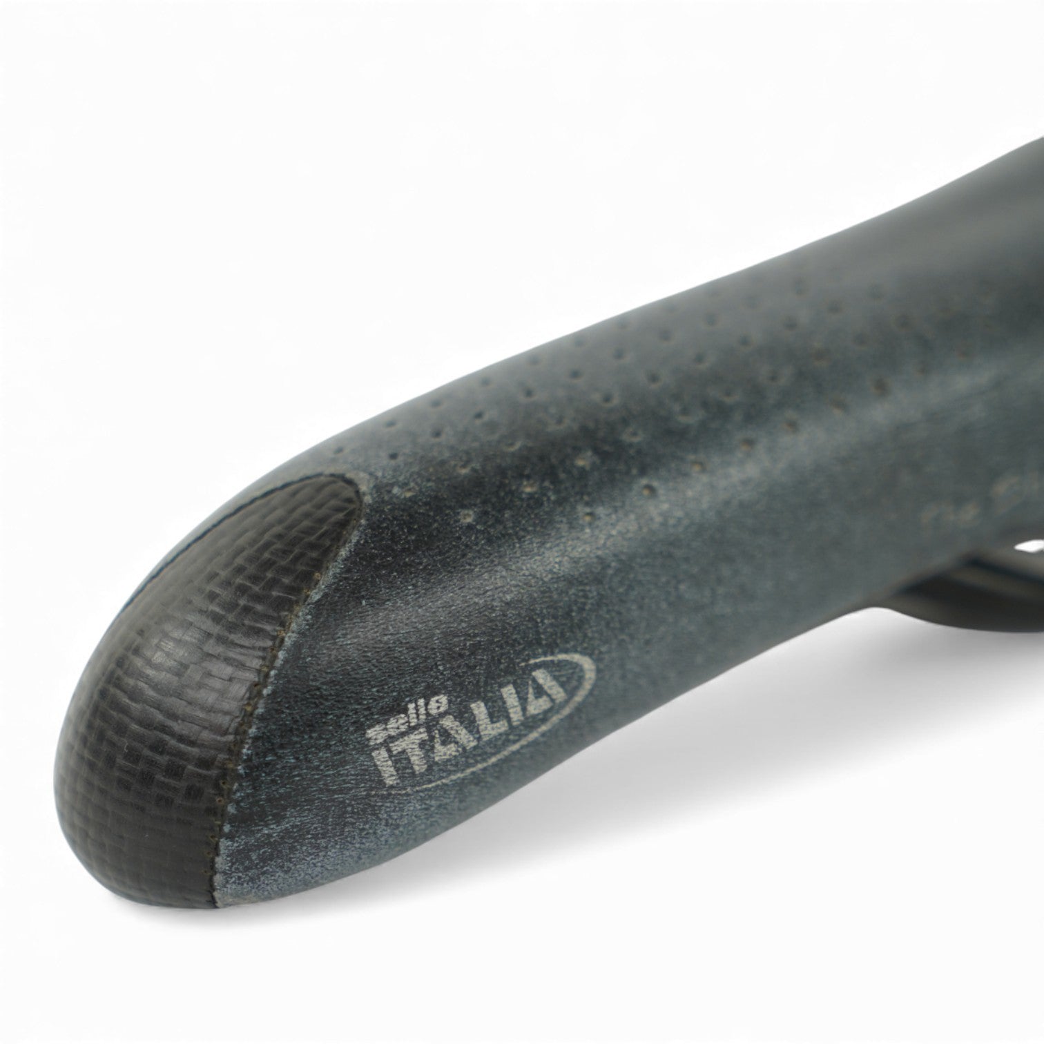 Selle Italia Cervelo Branded Saddle Leather Manganese Rails Triathlon Bike Seat
