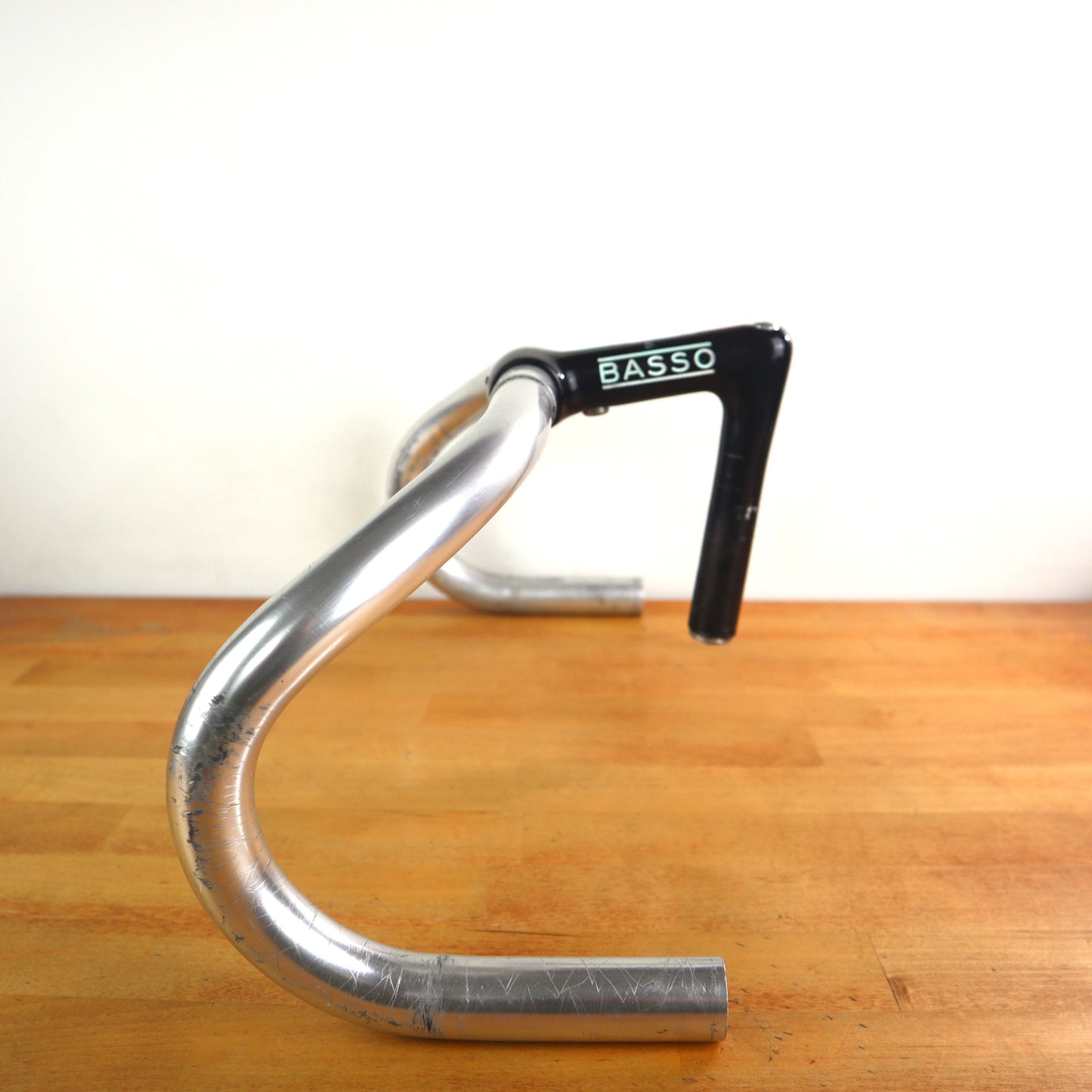 Vintage Cinelli Criterium 40cm Handlebars W/ Cinelli Basso Quill Stem