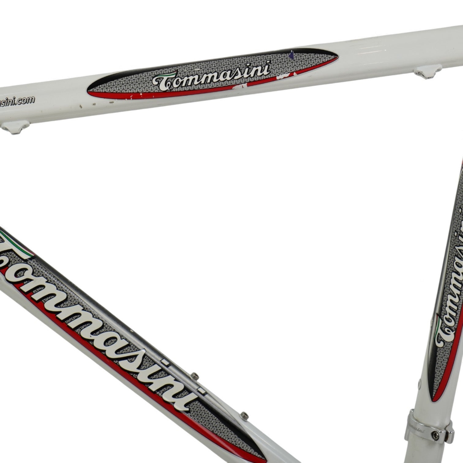 Tommasini Carbo Light 57cm Carbon/Aluminum Frameset Rim Brake with Threaded BB