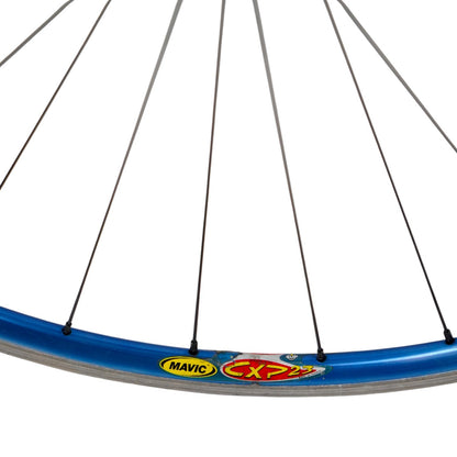Mavic CXP 23 Blue 700c Rim Brake Clincher Front Wheel QR with Doda Expert Hub