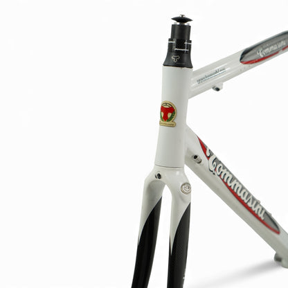 Tommasini Carbo Light 57cm Carbon/Aluminum Frameset Rim Brake with Threaded BB