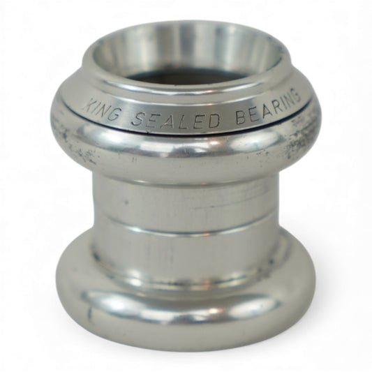 Chris King 1" Threadless Headset Silver Vintage Road Cycling Part
