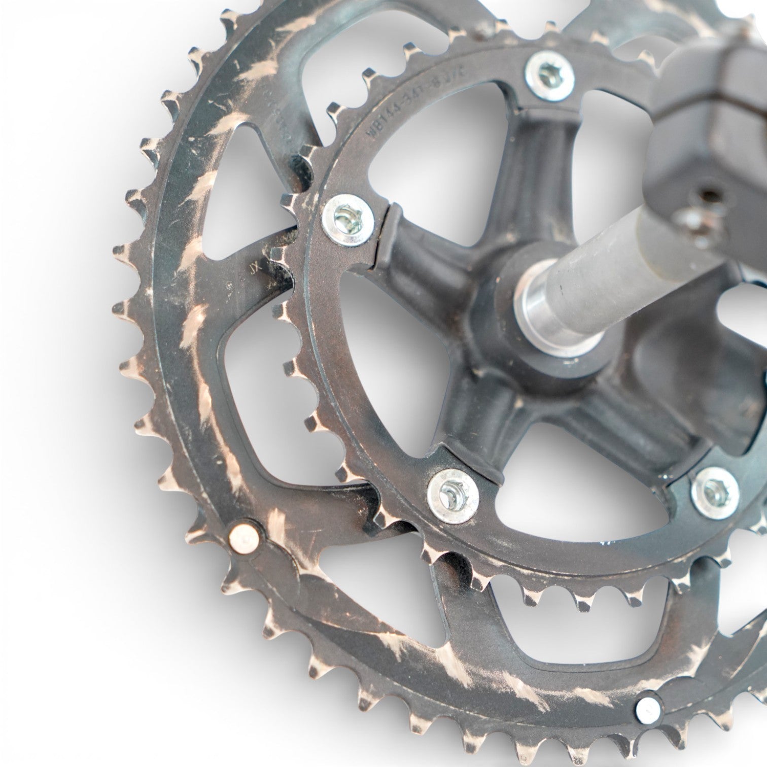 FSA Omega Crankset 175mm Crank Arms 50/34T Chainrings Road Bike Part