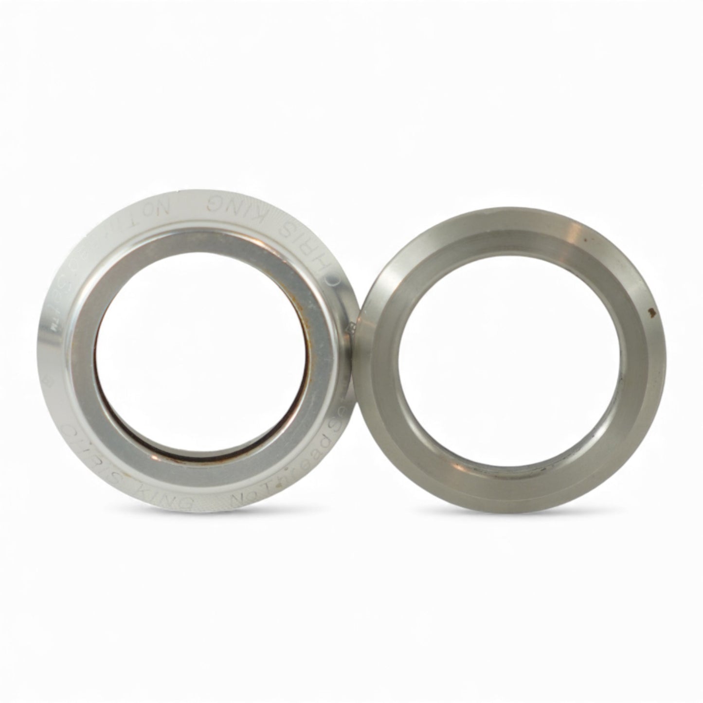 Chris King Nothreadset 1” Threadless Headset Silver Vintage Road Bike Part