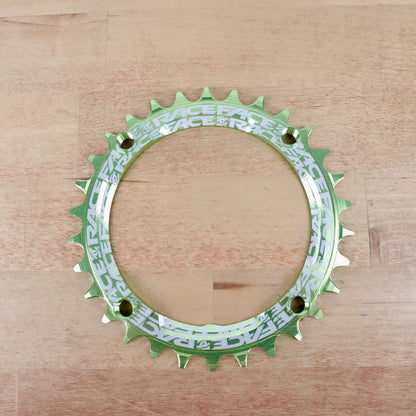 RaceFace Narrow Wide 104mm BCD 30T Chainring Aluminum Green